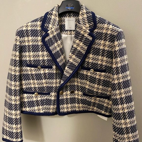 BRAND NEW SANDRO SET, JACKET AND SKIRT, SIZE M, price is for whole set - Picture 4 of 13